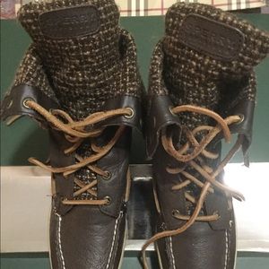 SPERRY Top Siders Brown LADYFISH Women’s Boots.